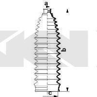 Пильовик, рульове управління SPIDAN 84054