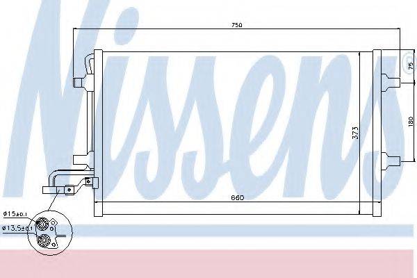 Конденсатор, кондиціонер NISSENS 940154