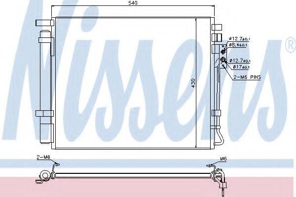 Конденсатор, кондиціонер NISSENS 940272