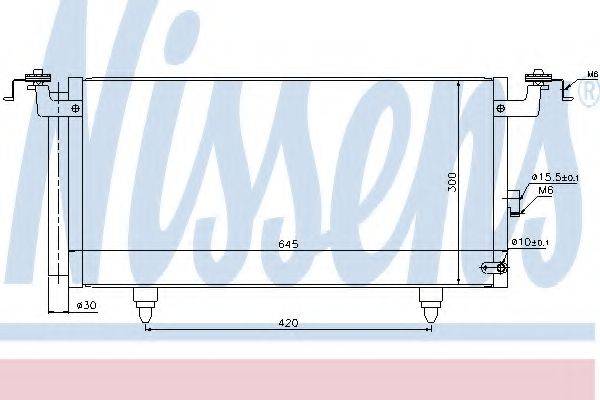 Конденсатор, кондиціонер NISSENS 940399