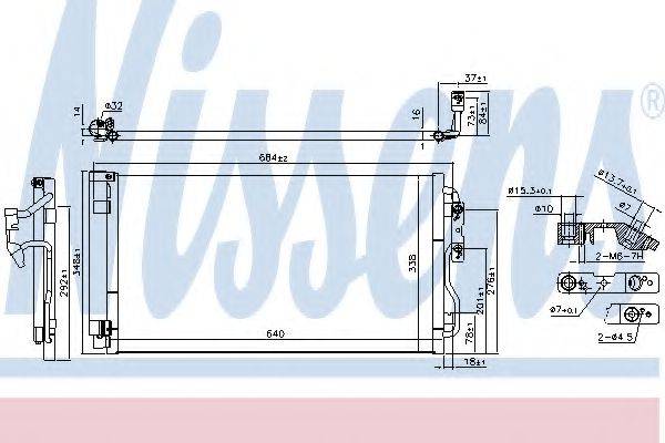 Конденсатор, кондиціонер NISSENS 940628