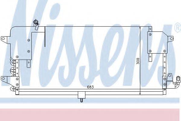 Конденсатор, кондиціонер NISSENS 94174