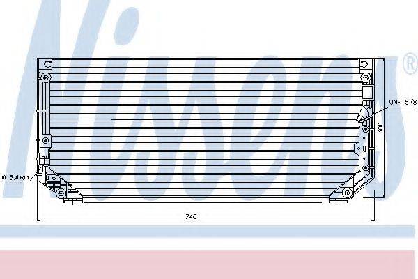 Конденсатор, кондиціонер NISSENS 94515