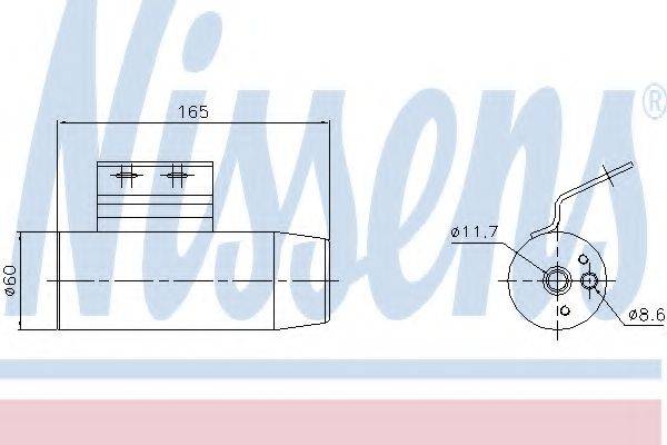 Осушувач, кондиціонер NISSENS 95124
