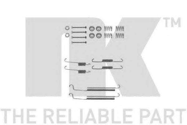 Комплектуючі, гальмівна колодка NK 7919756