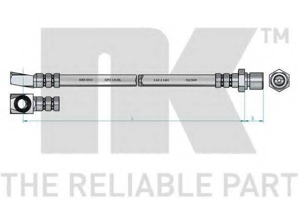Гальмівний шланг NK 853633