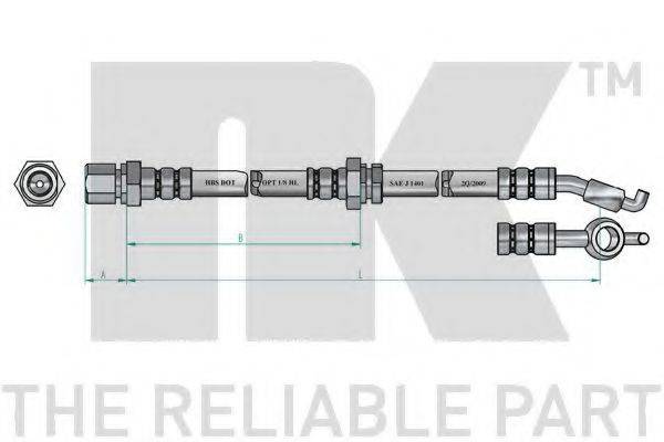 Гальмівний шланг NK 855022