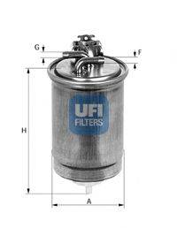 Паливний фільтр UFI 24.391.00