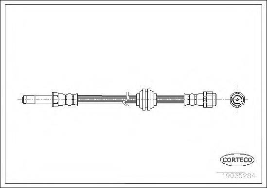 Гальмівний шланг CORTECO 19035284
