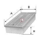 Повітряний фільтр SOFIMA S 3198 A