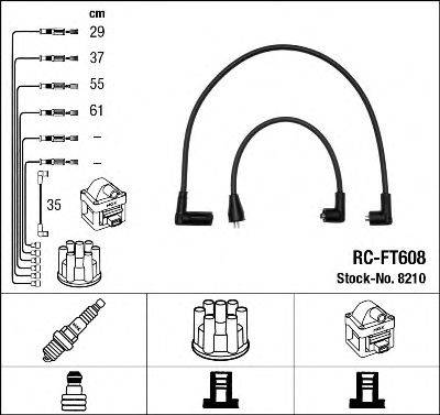 Комплект дротів запалення NGK 8210