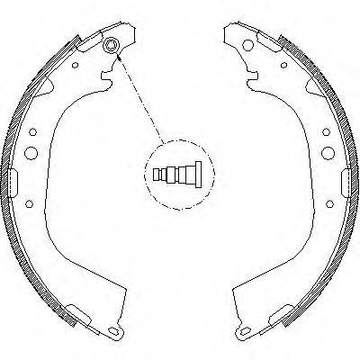 Комплект гальмівних колодок