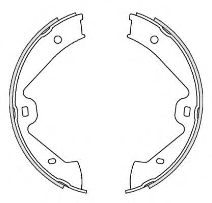 Комплект гальмівних колодок