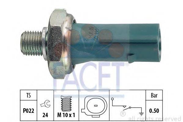 Датчик тиску масла FACET 7.0196