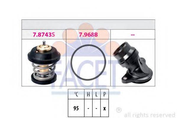 Термостат, що охолоджує рідину FACET 7.8743K