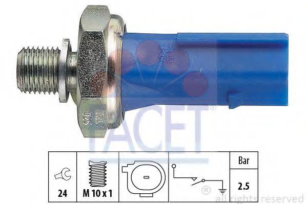 Датчик тиску масла FACET 7.0192