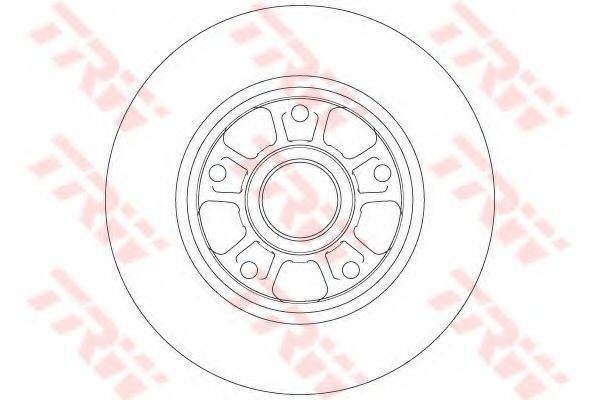 гальмівний диск TRW DF6182