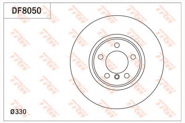 гальмівний диск TRW DF8050