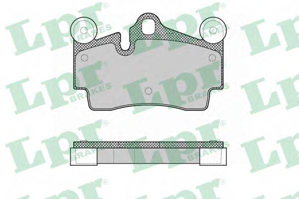 Комплект гальмівних колодок, дискове гальмо LPR 05P1362