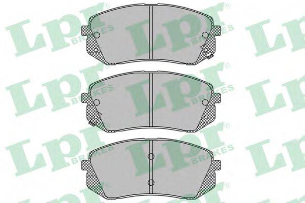 Комплект гальмівних колодок, дискове гальмо LPR 05P1415