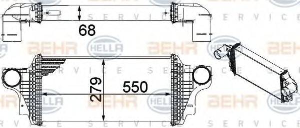 Інтеркулер HELLA 8ML 376 754-621