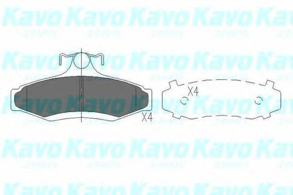 Комплект гальмівних колодок, дискове гальмо