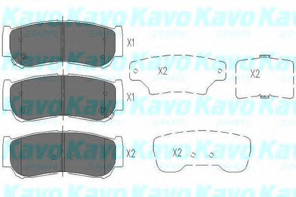 Комплект гальмівних колодок, дискове гальмо