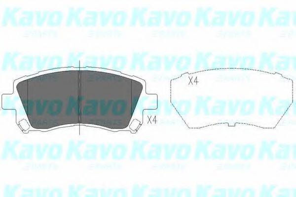 Комплект гальмівних колодок, дискове гальмо KAVO PARTS KBP-8001