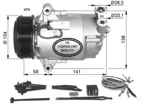 Компресор, кондиціонер NRF 32427