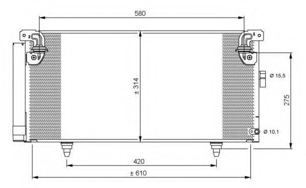 Конденсатор, кондиціонер NRF 35868