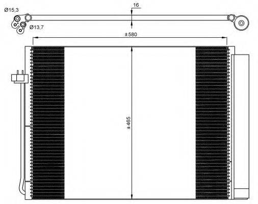 Конденсатор, кондиціонер NRF 35906