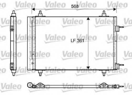 Конденсатор, кондиціонер VALEO 818170