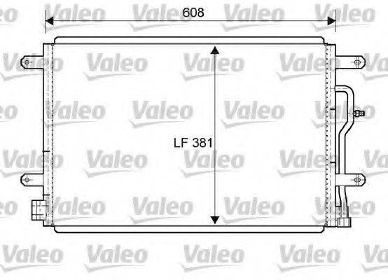 Конденсатор, кондиціонер VALEO 818190