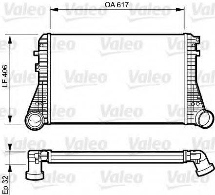 VALEO 818795 Інтеркулер