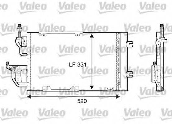 Конденсатор, кондиціонер VALEO 818168