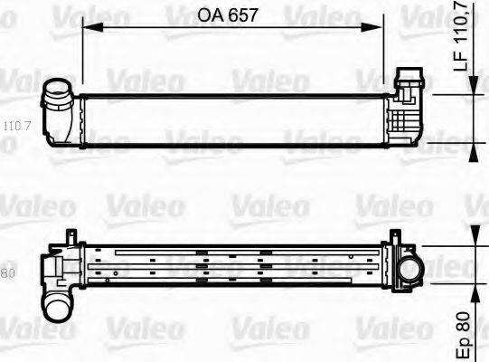 Інтеркулер VALEO 818870