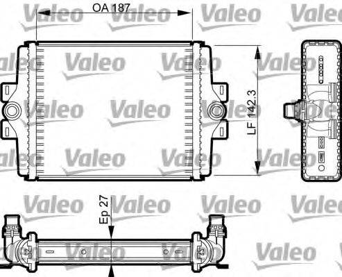 Радіатор, охолодження двигуна VALEO 735467