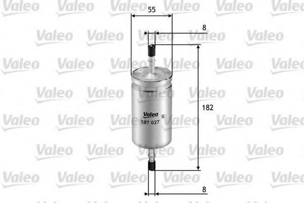 Паливний фільтр VALEO 587027