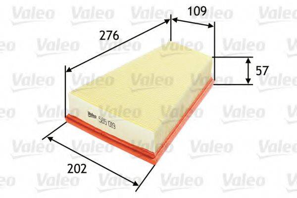 Повітряний фільтр VALEO 585019