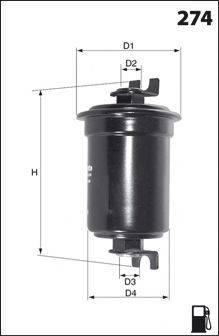 Паливний фільтр MECAFILTER ELE6034