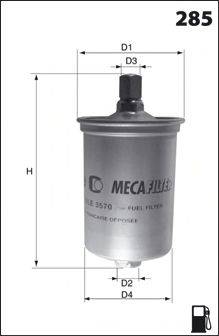 Паливний фільтр MECAFILTER ELE3570