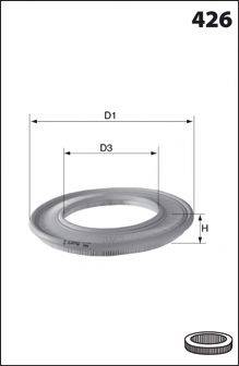 Повітряний фільтр MECAFILTER EL3181