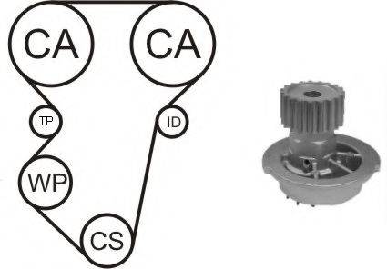 Водяний насос + комплект зубчастого ременя AIRTEX WPK-163301