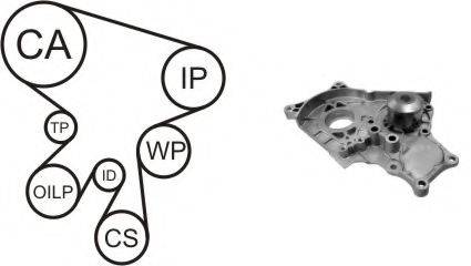 Водяний насос + комплект зубчастого ременя AIRTEX WPK-169901