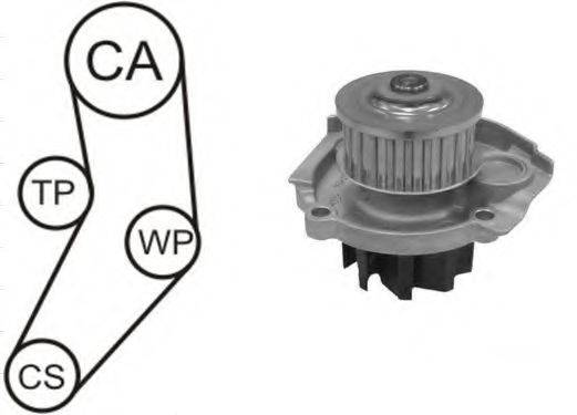 Водяний насос + комплект зубчастого ременя AIRTEX WPK-185201