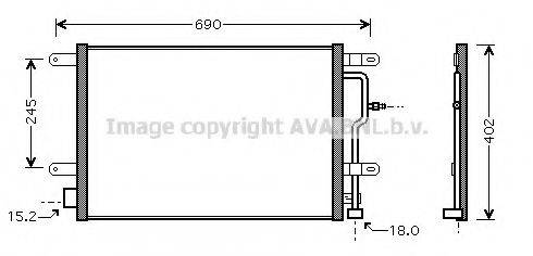 Конденсатор, кондиціонер AVA QUALITY COOLING AI5199