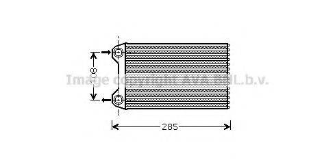 Теплообмінник, опалення салону AVA QUALITY COOLING AIA6223