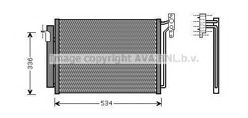 Конденсатор, кондиціонер AVA QUALITY COOLING BW5281D