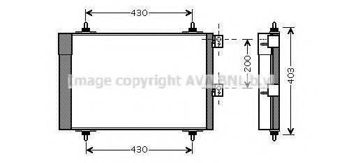 Конденсатор, кондиціонер AVA QUALITY COOLING CNA5241D