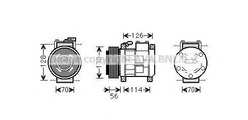 Компресор, кондиціонер AVA QUALITY COOLING CRAK062